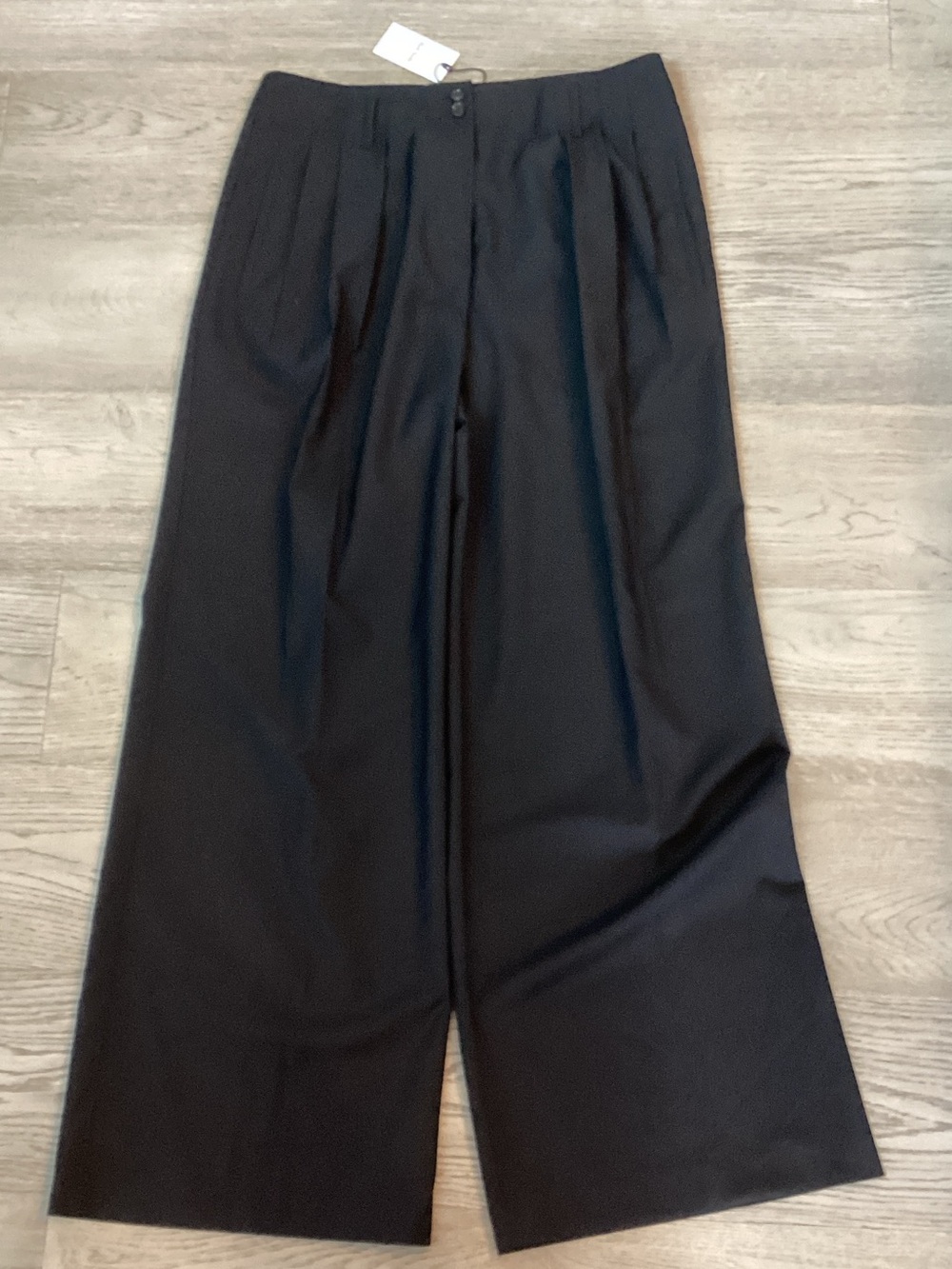 Paul Smith Black Wide Leg Pants